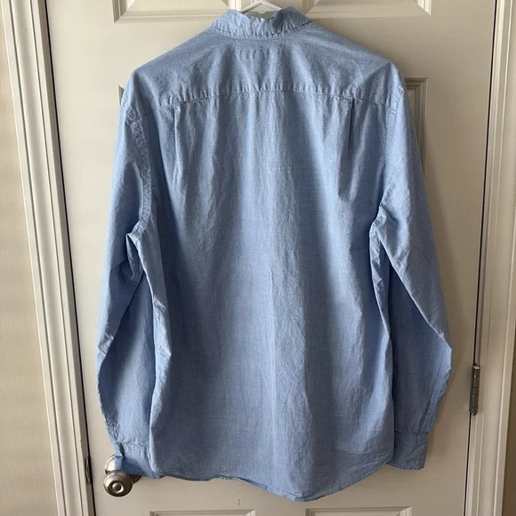 Men’s J. Crew Mercantile Flex Light Blue Button Down - Picture 5 of 5